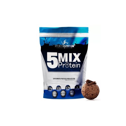 5 Mix Protein 908G Refil - Sports Nutrition Chocolate
