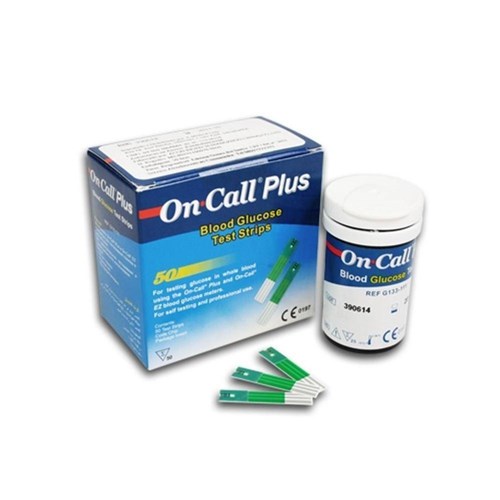 50 Tiras para Medição de Glicose - On Call Plus