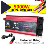 5000 W Car Power Inverter Dc 12/24 V para Ac 220 V Usb Modificado Conversor de Onda Senoidal