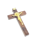 2501 - Crucifixo De Porta Com São Bento 7,5 Cm