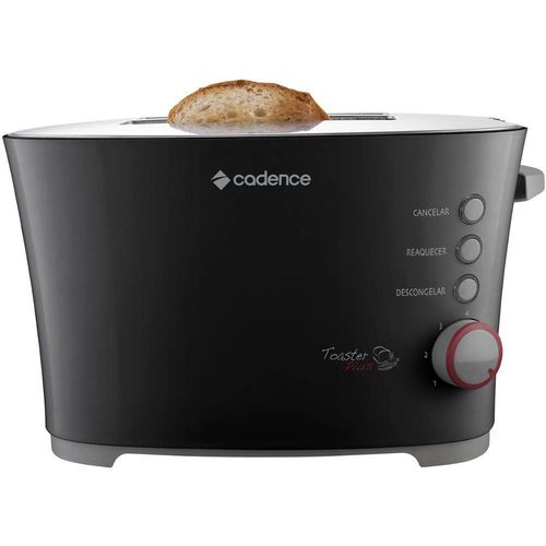 51783 * Torradeira Toaster Plus Preta/Inox Tor105 220V