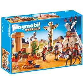 5247 Playmobil - Acampamento Indígena com Totem