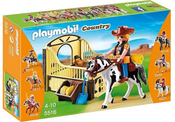 5516 Playmobil Country Cavalo de Rodeio com Cowgirl