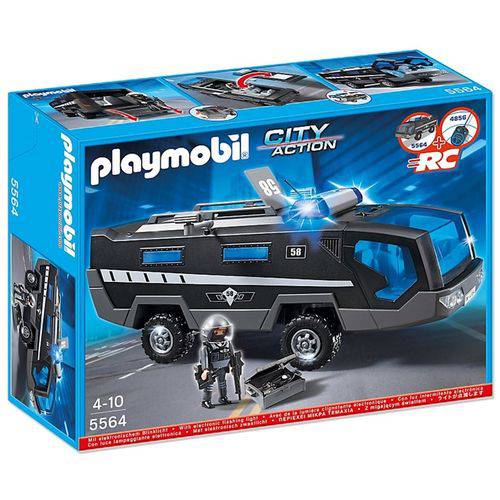 Tudo sobre '5564 Playmobil City Action - Veículo de Comando Swat - Sunny'