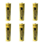 6 Bateria Recarregável JYX 18650 3,7v- 4,2v 9800 mAh