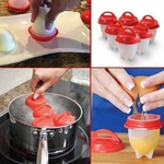 Forma De Silicone 6 Peças Para Cozinhar Ovos Magic Egg Boil