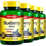 6 Potes Blueberry (Mirtilo) 500mg 60 cápsulas Maxinutri