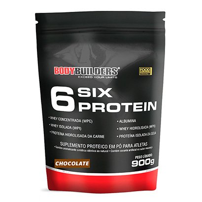 6 Six Protein Refil 900g Exclusivo - Bodybuilders