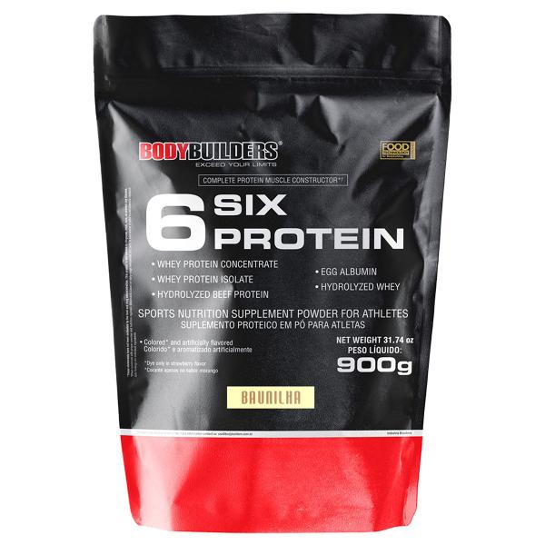 6 Six Protein Refil Bodybuilders Baunilha 900g
