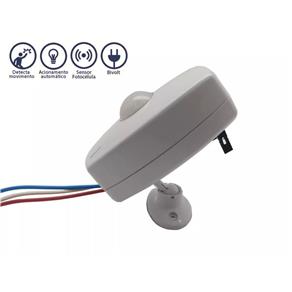 6 Unidades Sensor de Presença Vale Eletroshop para Iluminação Fotocélula Bivolt