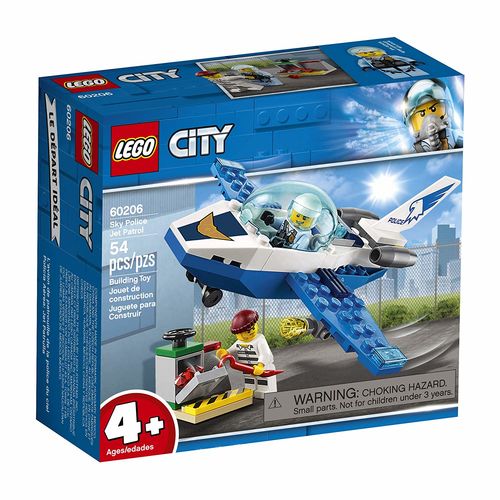 60206 Lego City - Polícia Aérea - Jato-patrulha