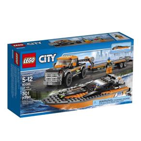 60085 Lego City 4X4 com Barco a Motor
