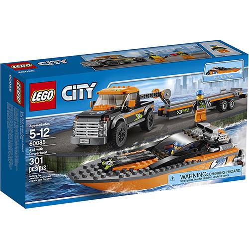 Tudo sobre '60085 - LEGO City - 4X4 com Barco a Motor'