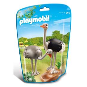 6646 Playmobil Saquinho Animais Zoo Pequeno - Avestruz