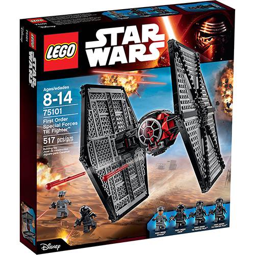 Tudo sobre '75101 - LEGO Star Wars - Star Wars Tie Fighter das Forças Especiais da Primeira Ordem'