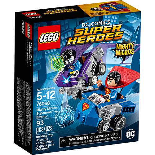 Tudo sobre '76068 - LEGO Super Heroes - Poderosos Micros: Super-homem Vs Bizarro'