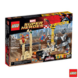 76037 LEGO Super Heroes Rhino e o Super Vilao Sandman Juntam Forcas