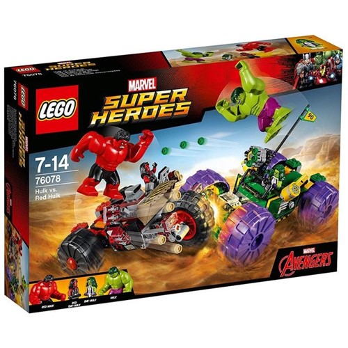 76078 Lego Super Heroes - Hulk Contra Hulk Vermelho - LEGO