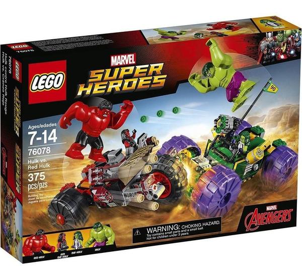 76078 - Lego Super Heroes - Hulk Contra Hulk Vermelho