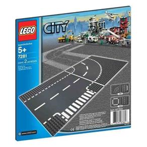 7281 Lego City Entroncamento e Curvas