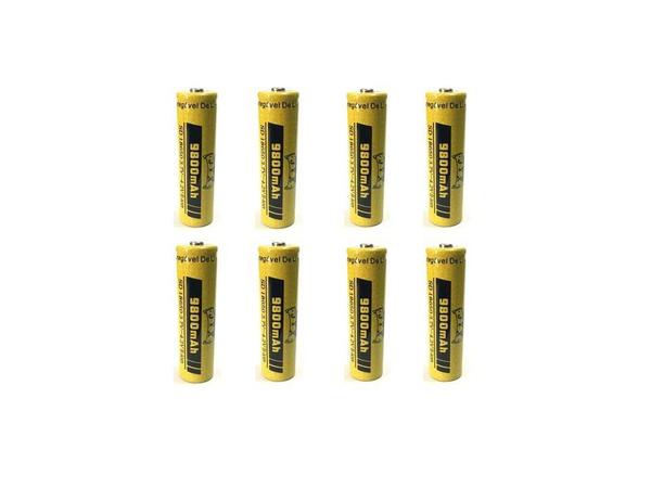 8 Bateria Recarregável JYX 18650 3,7v- 4,2v 9800 MAh