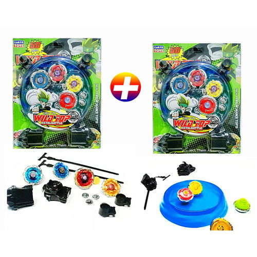 Tudo sobre '8 Beyblade Metal LED + 4 Lançador + 2 Arena Barato'