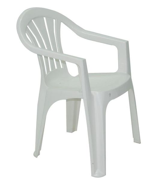 92207010 - Cadeira Bertioga com Braços Branca Tramontina