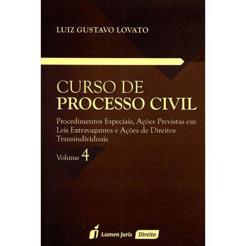 9788584404346 Curso de Processo Civil - Vol.4