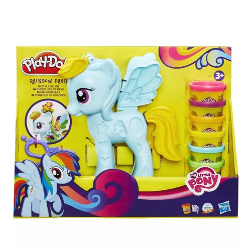Massinha de Modelar Play-Doh My Little Pony e Penteados B0011 - Hasbro