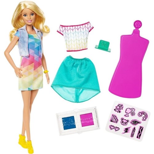 Boneca Barbie Criações com Carimbos FRP05 - Mattel