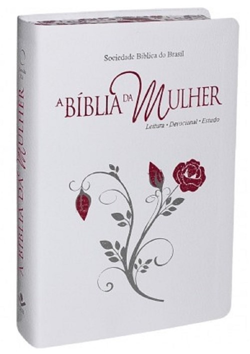 A Bíblia da Mulher - Grande - Branca Flor