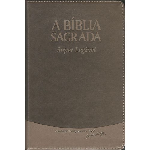Tudo sobre 'A Bíblia Sagrada Super Legível - Letra Gigante - Creme Brulée'