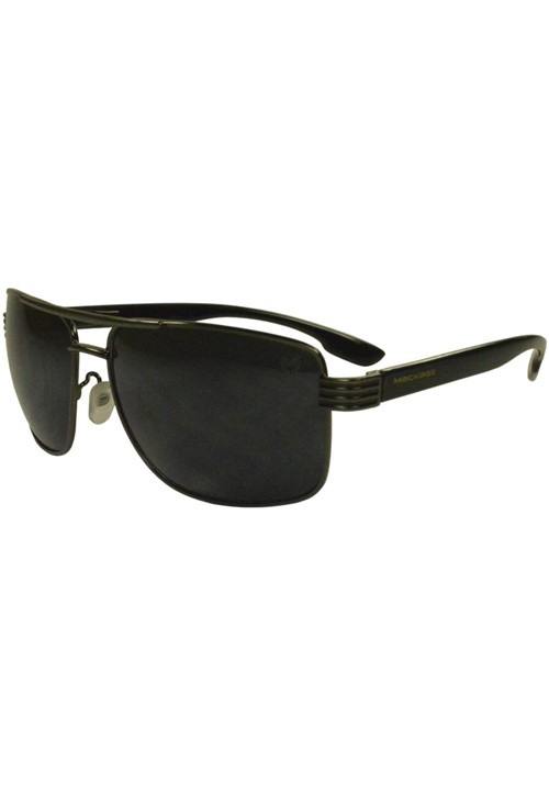 Óculos de Sol Mackage Masculino Metal Aviator - Preto