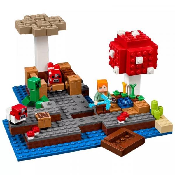 A Ilha dos Cogumelos - LEGO Minecraft 21129