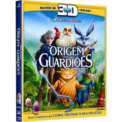 A Origem dos Guardiões - Blu Ray 3D + Blu Ray / Infantil