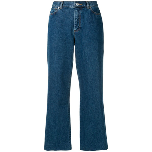 A.P.C. Calça Jeans Flare - Azul