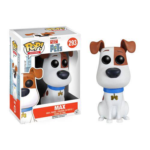 A Vida Secreta dos Bichos - Boneco Pop Funko Cachorro Max