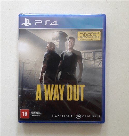 A Way Out Playstation 4 NOVO LACRADO Disco Físico Português Novo