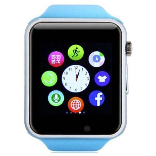 A1 Relógio Inteligente Smart Watch Bluetooth Chip Android S7 Azul