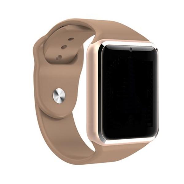 A1 Relógio Inteligente Smart Watch Bluetooth Chip Android S7 Dourado