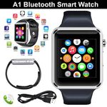 A1 Relógio Smartwatch Android, Notificações Whatsapp, Bluetooth, Camera - Preto