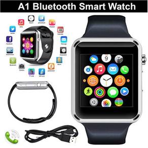 A1 Relógio Smartwatch Android, Notificações Whatsapp, Bluetooth, Camera - Preto