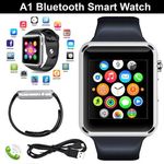 A1 Smartwatch Relógio Android, Notificações Whatsapp, Bluetooth, Camera - Preto