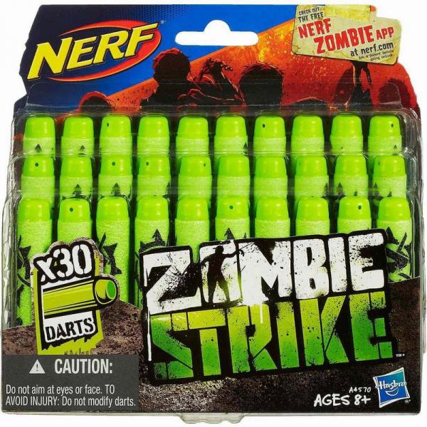 A4570 Nerf Zombie Strike Dardos - Refil com 30 - Hasbro