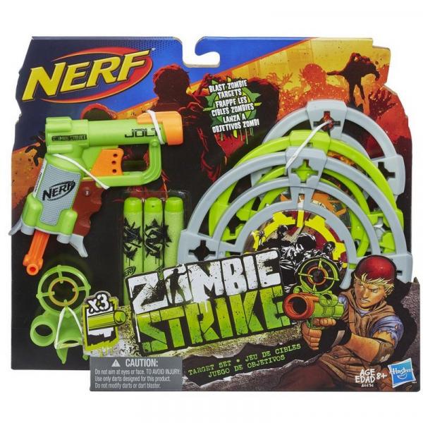 A6636 Nerf Zombie Strike Lançador com Alvos - Hasbro