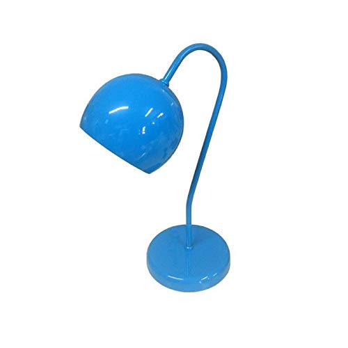 Abajur para Mesa e Escrivaninha Modelo Bolinha - Azul