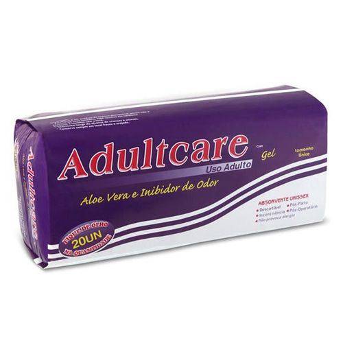 Absorvente Adultcare Geriatrico com 20 Unidades