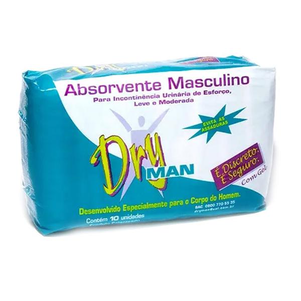 Absorvente Masculino DryMan 10 Unidades