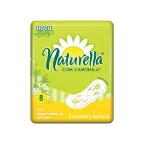 Absorvente Naturella Sem Abas Normal com 08 Unidades