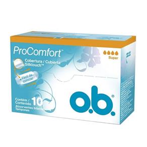 Absorvente O.b. Pro Comfort Super com 10 Unidades